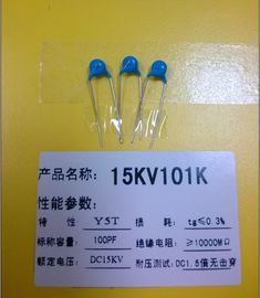 संधारित्र के लिए पेशेवर सिरेमिक डिस्क संधारित्र मूल factory101K 12KV 100pF Y5T सुरक्षा संधारित्र