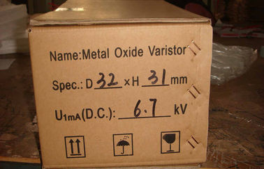 6.7 केवी ब्लॉक धातु ऑक्साइड varistor MOV सर्ज गिरफ्तारियों के लिए, ZNR Varistor