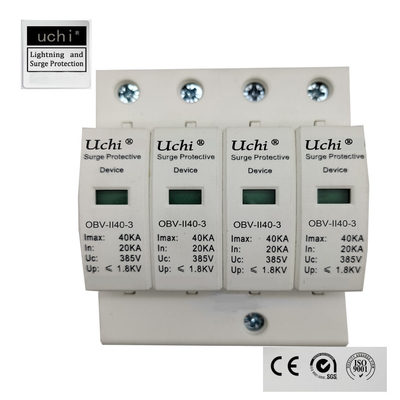 थर्माप्लास्टिक आवास के साथ 385V 40kA सर्ज रक्षक