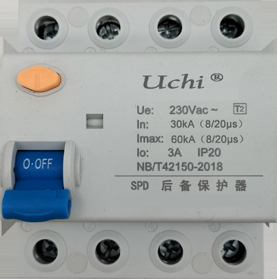 60KA डिस्चार्ज करंट क्षमता के साथ Ul94-V0 सर्ज प्रोटेक्टर सर्किट ब्रेकर