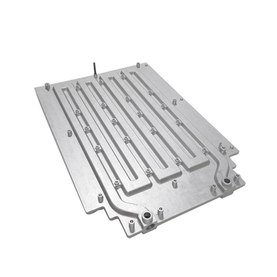एल्यूमिनियम घर्षण वेल्डिंग पाइप तरल शीतलक प्लेट 265x180x35mm