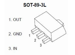 SOT89-3 78L05 5v वोल्टेज रेगुलेटर प्लास्टिक कैप्सूल