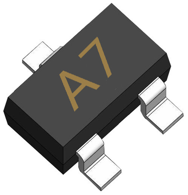 SOT-323 BAV99W BAV56W सिलिकॉन Epitaxial समतल NPN ट्रांजिस्टर A7