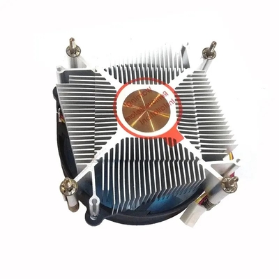 पीसी प्रोसेसर शीतलन के लिए 12V डीसी तांबा केंद्र रेडिएटर टीडीपी 75W 4 पिन पीडब्ल्यूएम सॉकेट 1700 1200 1150 1151 1155 1156 सीपीयू एयर कूलर प्रशंसक