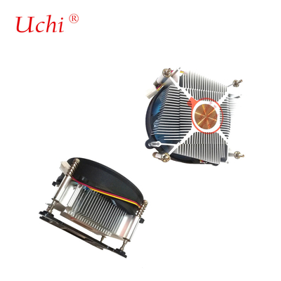 पीसी प्रोसेसर शीतलन के लिए 12V डीसी तांबा केंद्र रेडिएटर टीडीपी 75W 4 पिन पीडब्ल्यूएम सॉकेट 1700 1200 1150 1151 1155 1156 सीपीयू एयर कूलर प्रशंसक