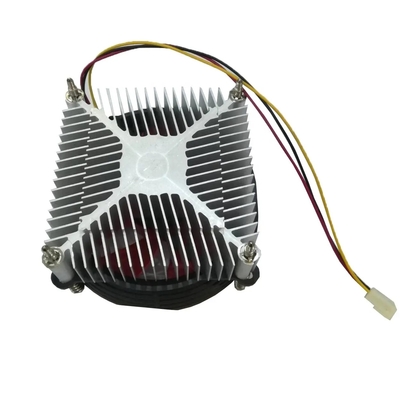 सीपीयू कूलर पीसी इंटेल प्रोसेसर सॉकेट Lga775 115 एल्यूमीनियम हीट सिंक फैन 3-पिन 4-पिन Pwm फ़ंक्शन