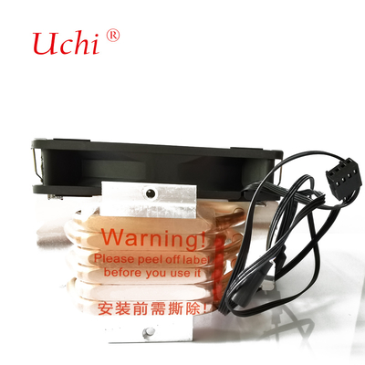 उच्च दक्षता वाले तापमान नियंत्रण के लिए 6 हीट पाइप के साथ आता है