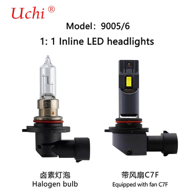 कम ऊर्जा खपत और लंबे सेवा जीवन के लिए 6000K एलईडी कार हेडलाइट