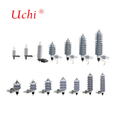 वितरण प्रकार धातु ऑक्साइड बहुलक लाइटनिंग 10kv सर्ज अरेस्टर