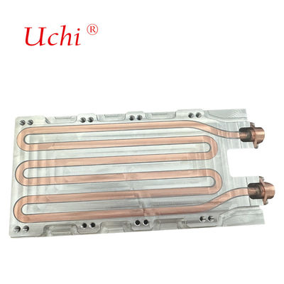 कस्टमाइज्ड लिक्विड कूलिंग प्लेट कॉपर-एल्यूमीनियम हीट सिंक वाटर कूलिंग प्लेट कोल्ड प्लेट कूलिंग सिस्टम