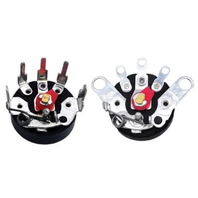 RV12 रैखिक कार्बन फिल्म रोटरी फिंगर व्हील पोटेंशियोमीटर स्विच के साथ