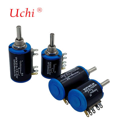 WXD3-12 1W 10k Ohm 5-ring Multi-turn Precision Wire-wound Rotary Potentiometer