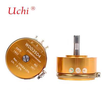 WDD35D4 रोटरी पोटेंशियोमीटर सटीक प्रवाहकीय प्लास्टिक पोटेंशियोमीटर