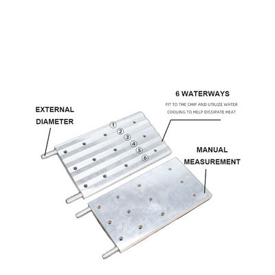 S19-JPRO कंप्यूटर केस पानी से ठंडा मल्टीफोल्ड तरल एल्यूमीनियम रेडिएटर तरल शीतलन प्लेट