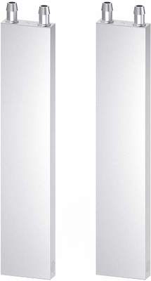 एक चांदी की गर्मी अवशोषित सिर के साथ एक तरल पानी कूलर रेडिएटर प्रणाली तरल ठंडा हीट सिंक