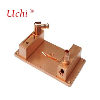 कस्टम शुद्ध तांबा हीट सिंक के लिए सीपीयू पानी शीतलक ठंडा प्लेट तरल शीतलन