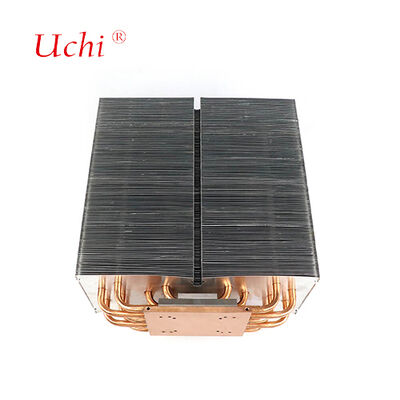 1500W एलईडी हीट सिंक - 5 ज़िपर फिन हीट पाइप कूलिंग मॉड्यूल