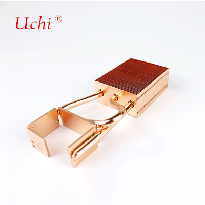 प्रोजेक्टर दीपक के लिए 220W कॉपर बकल फिन हीट सिंक