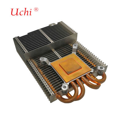 एल्यूमीनियम बकल फिन स्टैक्ड एक्टिव कम्पोजिट हीट सिंक