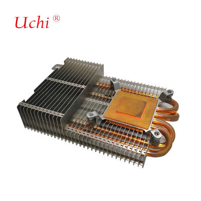 एल्यूमीनियम बकल फिन स्टैक्ड एक्टिव कम्पोजिट हीट सिंक