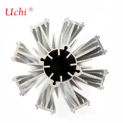 एनोडाइज्ड एल्यूमीनियम एक्सट्रूज़न के साथ सीपीयू हीटसिंक