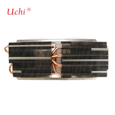 580W एल्यूमीनियम फिन हीट पाइप सीपीयू हीट सिंक