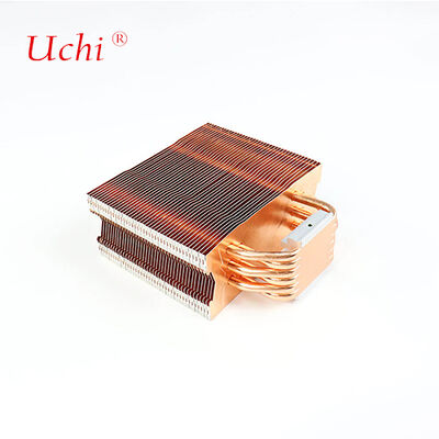तांबा-एल्यूमीनियम कम्पोजिट फिन कंप्यूटर सीपीयू हीट सिंक