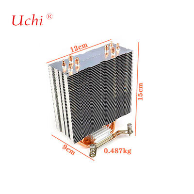 क्लिप प्रकार की ज़िपर फिन कंप्यूटर सीपीयू हीट सिंक 4 हीट पाइप के साथ