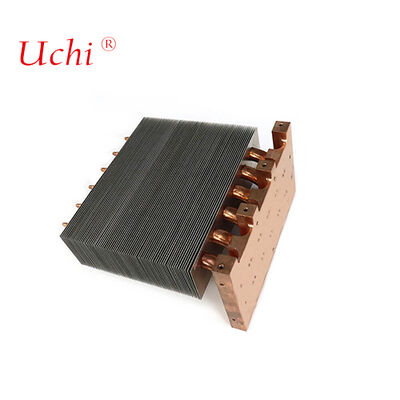 मेडिकल उपकरण के लिए सोल्डर्ड ज़िपर फिन हीट पाइप हीट सिंक