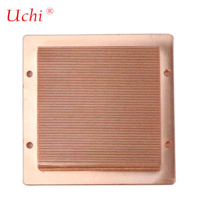 एलईडी के लिए मिनी उच्च घनत्व एल्यूमीनियम स्कीविंग हीट सिंक