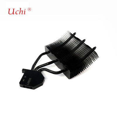 उच्च परिशुद्धता काली एल्यूमीनियम एलईडी हीट सिंक