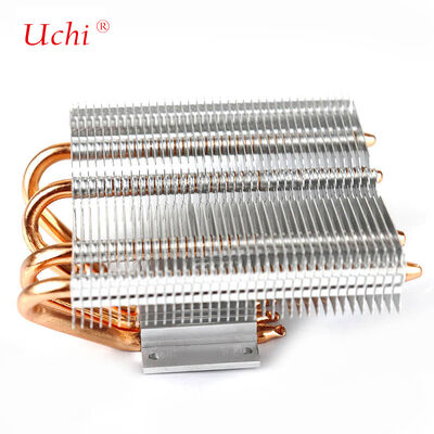 हीट पाइप थर्मोइलेक्ट्रिक कूलिंग एल्यूमीनियम सीपीयू कॉपर हीट सिंक
