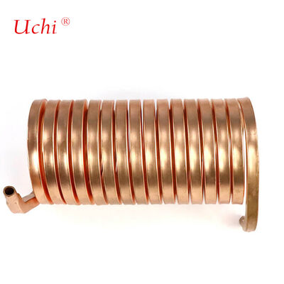 तांबे के स्किव्ड फिन हीट सिंक के साथ सोल्डर्ड हीट पाइप