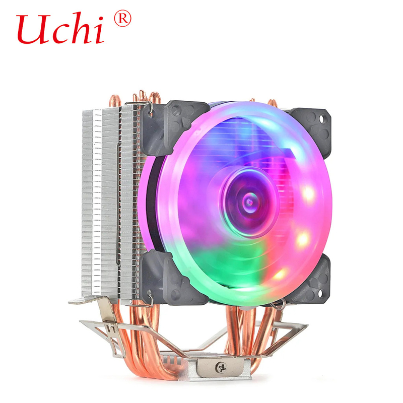 4 कॉपर हीटपाइप रेडिएटर कूलिंग फॉर कंप्यूटर सीपीयू इंटेल I3 I5 I7 LGA1150 1156 1200 1366 1700 2011 AMD AM4 AM5 कूलर
