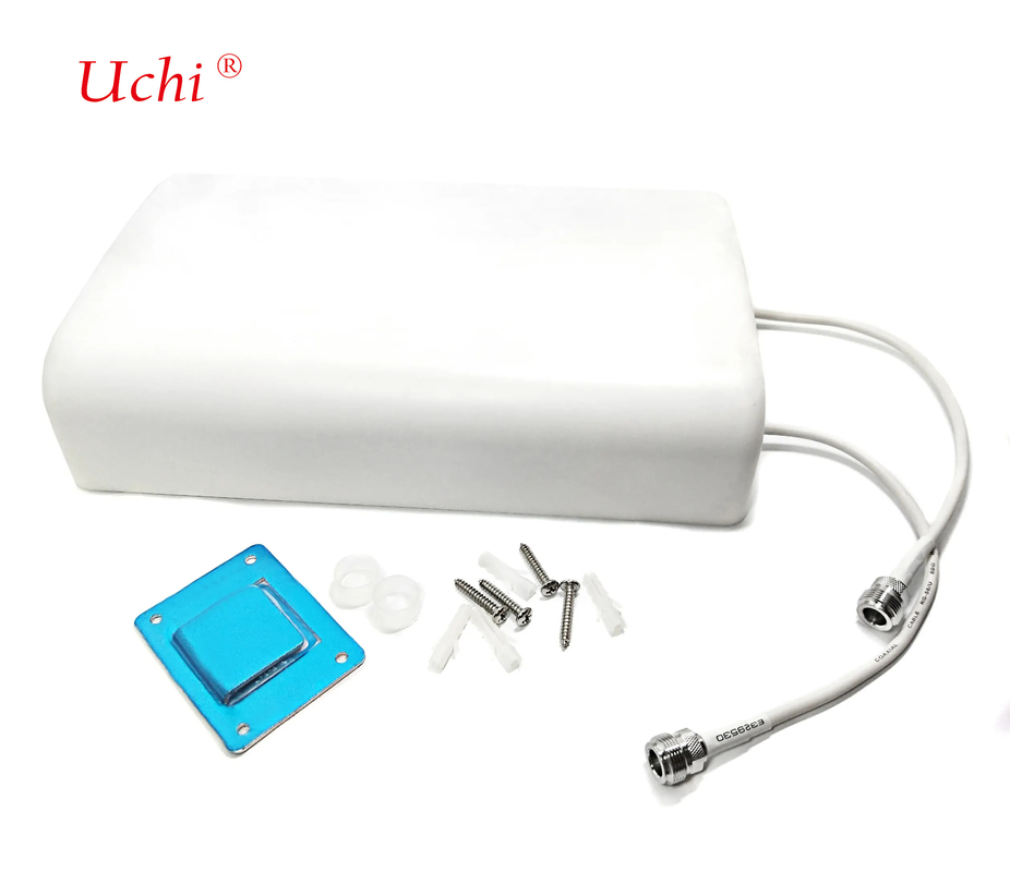 5G 698-2700MHz 2t2r एमआईएमओ पैनल एंटीना एन-महिला *2 और कम पीआईएम के साथ -150dBc