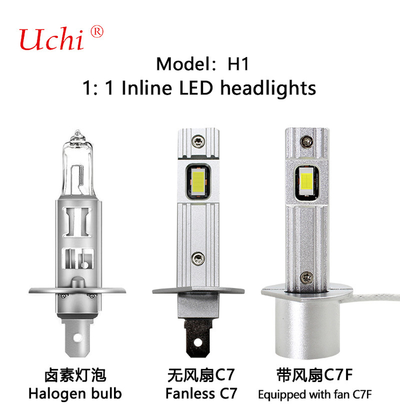 छोटे वॉल्यूम एलईडी कार हेडलाइट्स कई वाहन मॉडल के साथ संगत के लिए