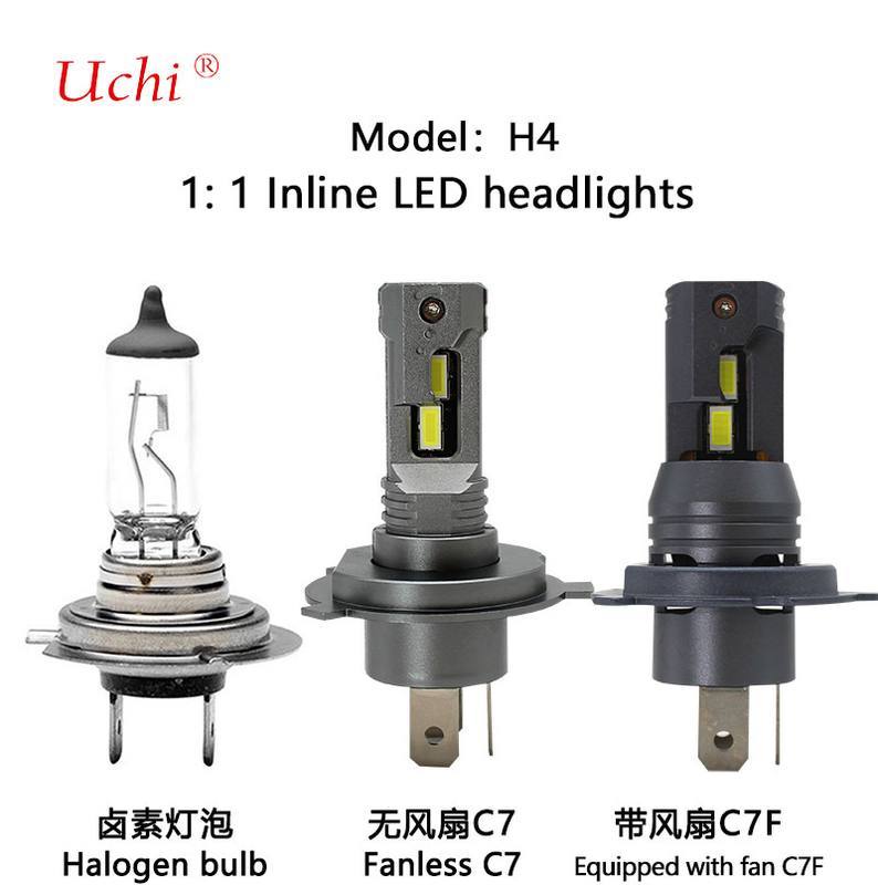 उच्च चमक और मजबूत फोकस के लिए 3200LM एलईडी कार हेडलाइट