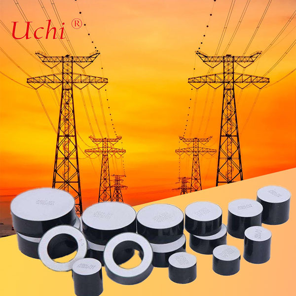 जंक धातु ऑक्साइड वेरिस्टोर ब्लॉक, जो डीसी और उच्च ढाल के लिए उपयोग किए जाते हैं