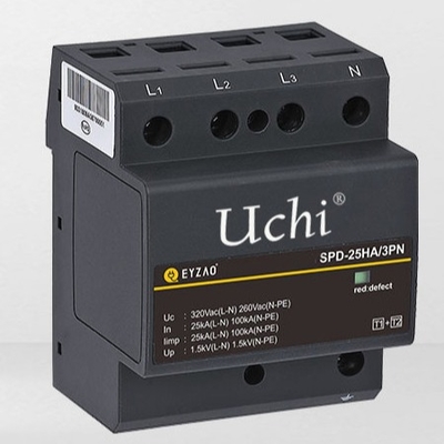 अद्वितीय एमओवी 25kA पावर सर्ज रक्षक एसपीडी एकीकृत 1 + 2 वर्ग