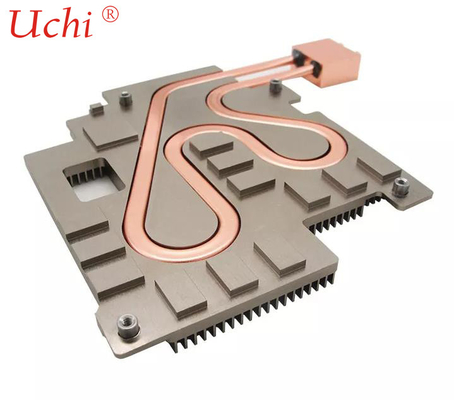 कॉपर प्रोफाइल हीट पाइप लिक्विड कूलिंग प्लेट कस्टम डिजाइन